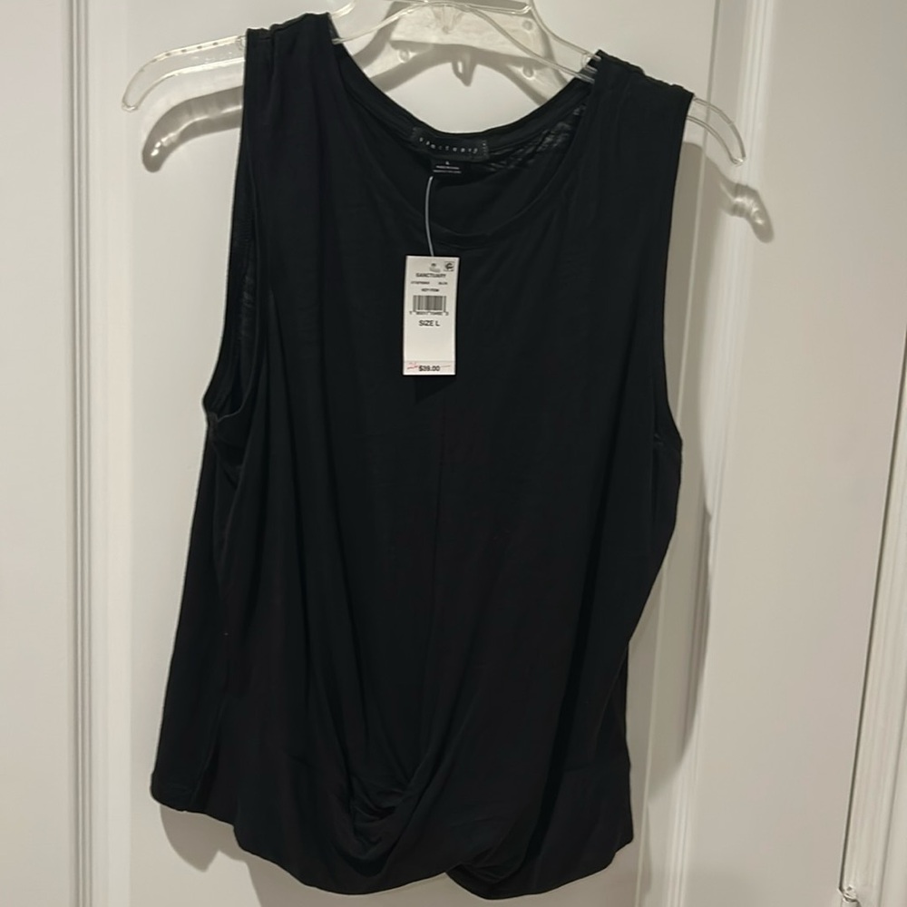 NWT Sanctuary black cotton tank